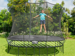 S113 Large Square Springfree Trampoline