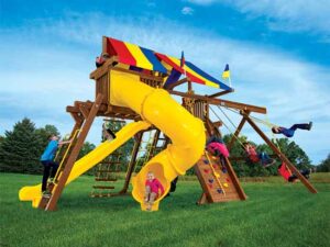 25E King Kong Castle Pkg V w/270° Spiral Slide